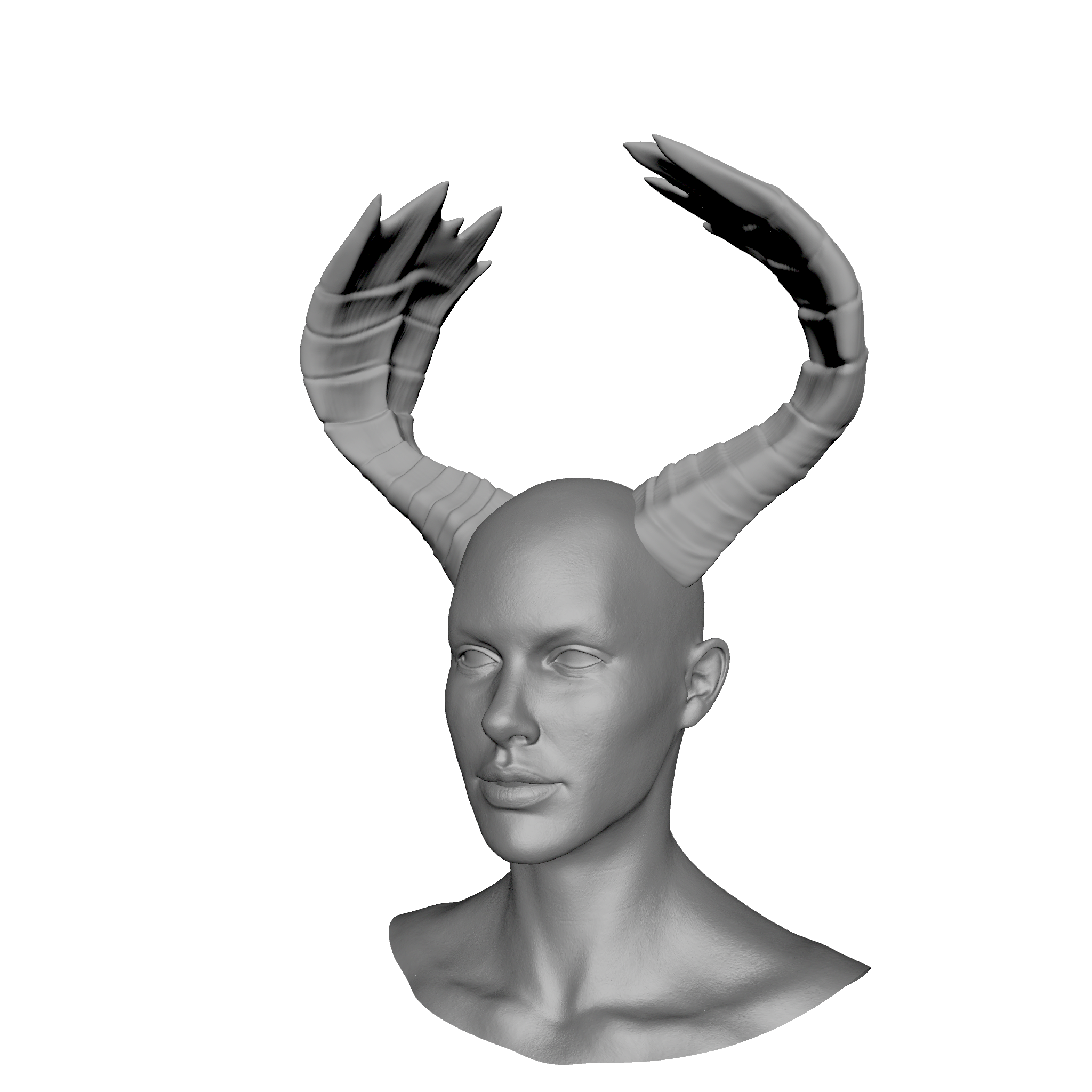 Stl Models Banbaro Horns For Alpha F Monster Hunter World Willow Creative