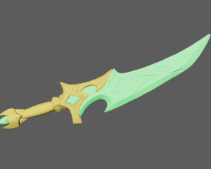 STL model Valeera daggers (World of Warcraft)