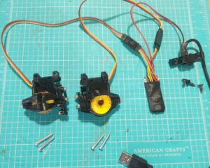 Eye blink kit for DIY animatronic