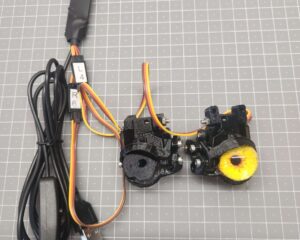 Angled eye blink kit for DIY animatronic
